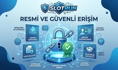 Slotrun resmi erişim yazı görseli